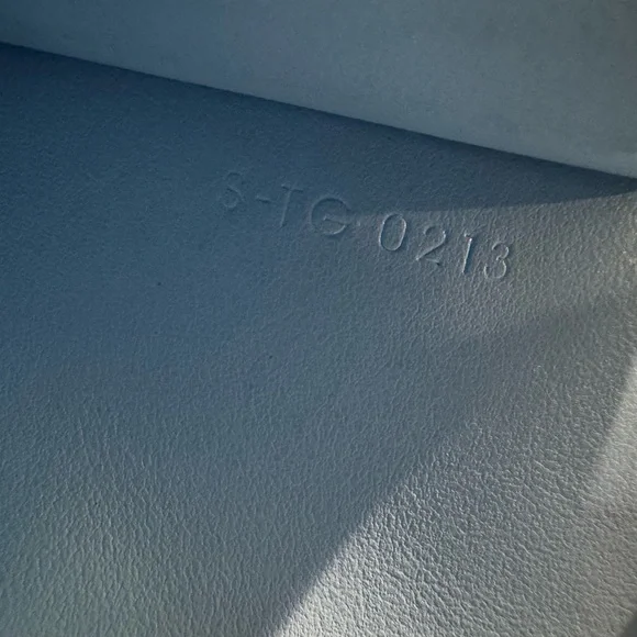 SOLD‼️Celine Triomphe Calf Leather Trifold Wallet In Arctic Blue - Picture 5 of 17